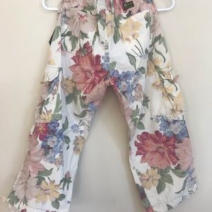 lucky Brand cropped floral pants